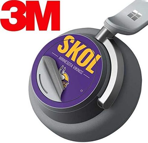 Skinit Decal Audio Skin Compatible with Surface Headphones - Officially Licensed NFL Minnesota Vikings Team Motto Design in Saudi Arabia