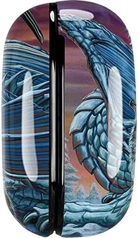 غلاف صوتي من Skinit متوافق مع Samsung Galaxy Buds Pro - Tate and Co. تصميم Dragon and The Wolf in Saudi Arabia