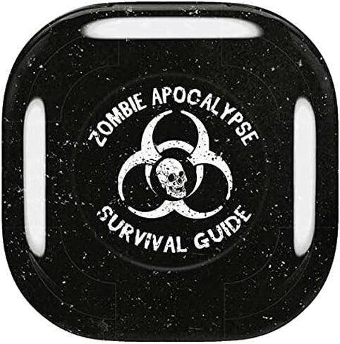 غلاف صوتي من Skinit متوافق مع Samsung Galaxy Buds Pro - تصميم دليل البقاء Zombie Apocalypse Survival Guide المصمم في الأصل من Skinit in Saudi Arabia