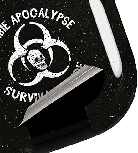 غلاف صوتي من Skinit متوافق مع Samsung Galaxy Buds Pro - تصميم دليل البقاء Zombie Apocalypse Survival Guide المصمم في الأصل من Skinit in Saudi Arabia