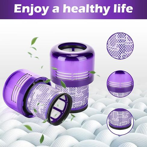 مناسبة لملحقات دايسون V15/V11/SV14 مكنسة كهربائية لاسلكية محمولة باللون الأرجواني مكنسة كهربائية عنصر مرشح شبكة مرشح in Kuwait