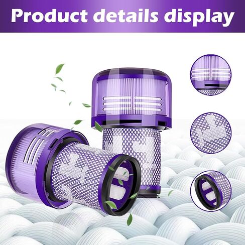 مناسب لعنصر الفلتر الخلفي DysonV12، فلتر HEPA in Kuwait