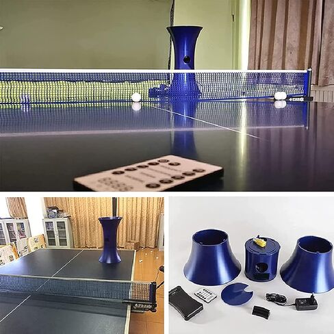 جهاز تدريب تنس الطاولة المحمول، آلة تقديم تنس الطاولة الأوتوماتيكية، سرعة قابلة للتعديل عن بعد، آلة تدريب تنس الطاولة in Kuwait