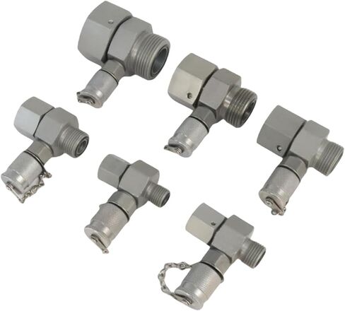 ORFS Hydraulic Swivel Run Tees 6-Pack Hydraulic Tee Connector Coupling Set for Excavator Construction Machinery in Saudi Arabia