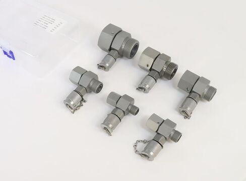 ORFS Hydraulic Swivel Run Tees 6-Pack Hydraulic Tee Connector Coupling Set for Excavator Construction Machinery in Saudi Arabia