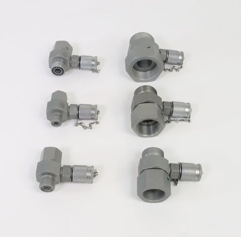 ORFS Hydraulic Swivel Run Tees 6-Pack Hydraulic Tee Connector Coupling Set for Excavator Construction Machinery in Saudi Arabia
