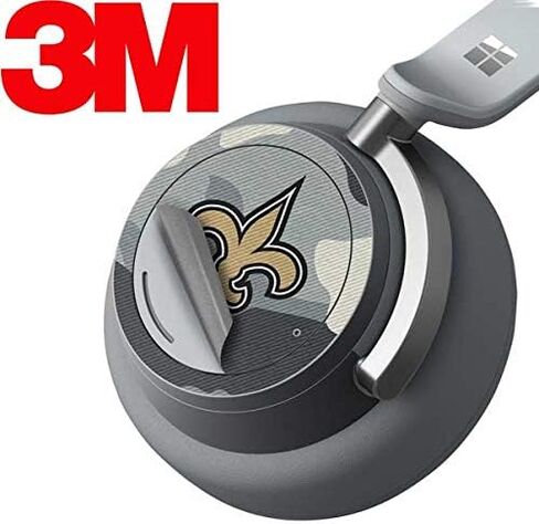 Skinit Decal Audio Skin Compatible with Surface Headphones - Officially Licensed NFL New Orleans Saints Camo Design in Saudi Arabia