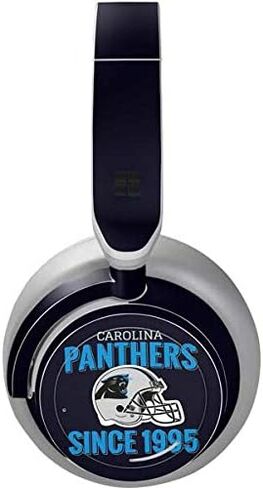 Skinit Decal Audio Skin Compatible with Surface Headphones - Officially Licensed NFL Carolina Panthers Helmet Design in Saudi Arabia