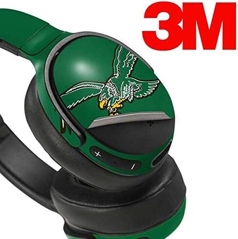 غلاف صوتي من Skinit متوافق مع Skullcandy Venue - تصميم شعار NFL Philadelphia Eagles Retro مرخص رسميًا in Saudi Arabia