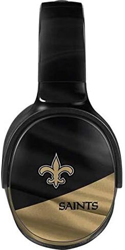غلاف صوتي من Skinit متوافق مع Skullcandy Venue - تصميم مرخص رسميًا من NFL New Orleans Saints in Saudi Arabia