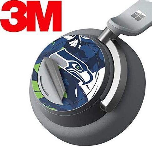 Skinit Decal Audio Skin Compatible with Surface Headphones - Officially Licensed NFL Seattle Seahawks Tropical Print Design in Saudi Arabia