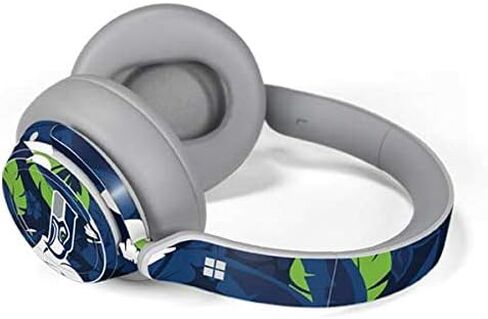 Skinit Decal Audio Skin Compatible with Surface Headphones - Officially Licensed NFL Seattle Seahawks Tropical Print Design in Saudi Arabia
