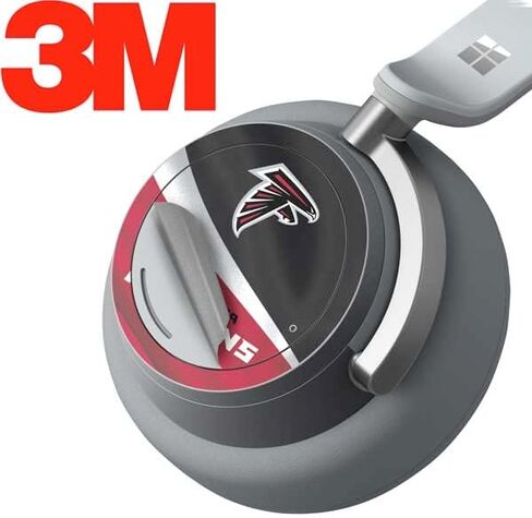Skinit Decal Audio Skin Compatible with Surface Headphones - Officially Licensed NFL Atlanta Falcons Design in Saudi Arabia
