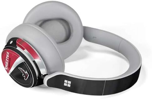 Skinit Decal Audio Skin Compatible with Surface Headphones - Officially Licensed NFL Atlanta Falcons Design in Saudi Arabia