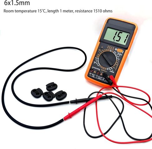 6x1.5mm Conductive Silicone Rubber Tube for Machine 6mm OD 1.5mm ID Anti-static in Kuwait