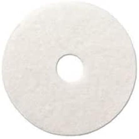 TTS Products 14" White Floor Pads – Polishing & Buffing Pads (5 Pack) | Fits 14-Inch Floor Machines | Soft Finish Pads in Saudi Arabia
