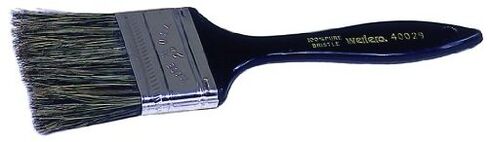 Weiler 40028 1-1/2" Vortec Pro Chip & Oil Brush, Grey China Bristle, 1-3/4" Trim Length, Plastic Handle, Durable and Disposable in Saudi Arabia