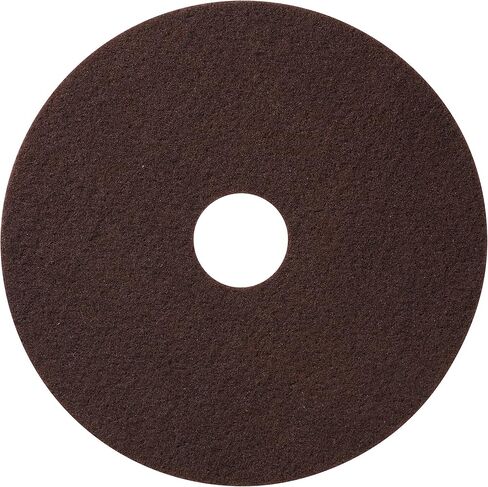 Americo Maroon Conditioning Wood Floor Pad, 14" Diameter, 10 Pads/Case, Made in USA in Kuwait