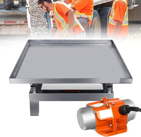 Electric Concrete Vibrating Table for Construction Projects,Benchtop Vibration Tester with Amplitude of 1-3mm & 3000-3600 Times/Min,Stainless Steel Precipitate Shaker (35 * 35cm) in Kuwait
