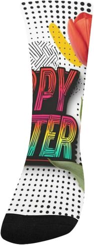 جوارب Pop Art لعيد الفصح للمشي لمسافات طويلة - جوارب شتوية حرارية سميكة دافئة للأطفال الصغار للأولاد والبنات للمدرسة، والارتداء اليومي والأنشطة الخارجية in Kuwait