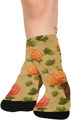 جوارب Warm Garden Bloom للمشي لمسافات طويلة - جوارب شتوية حرارية سميكة دافئة للأطفال الصغار للأولاد والبنات للمدرسة، والارتداء اليومي والأنشطة الخارجية in Kuwait