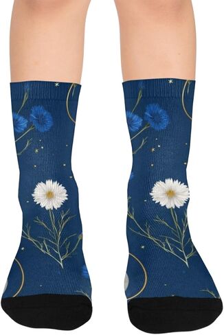 Midnight Easter Egg Dark Hiking Socks - Toddler Boys & Girls Warm Thick Thermal Winter Crew Socks for School, Daily Wear & Outdoor Activities in Saudi Arabia