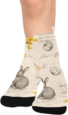 جوارب المشي لمسافات طويلة على شكل أرنب عيد الفصح - جوارب شتوية سميكة دافئة للأولاد والبنات الصغار للمدرسة، والارتداء اليومي والأنشطة الخارجية in Kuwait