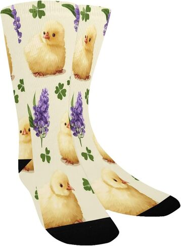 جوارب لطيفة للمشي لمسافات طويلة من Lucky Clover Chicks - جوارب شتوية حرارية سميكة دافئة للأولاد والبنات للمدرسة، والارتداء اليومي والأنشطة الخارجية in Kuwait