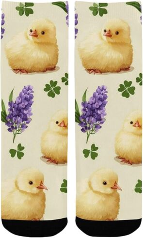 جوارب لطيفة للمشي لمسافات طويلة من Lucky Clover Chicks - جوارب شتوية حرارية سميكة دافئة للأولاد والبنات للمدرسة، والارتداء اليومي والأنشطة الخارجية in Kuwait