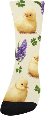 جوارب لطيفة للمشي لمسافات طويلة من Lucky Clover Chicks - جوارب شتوية حرارية سميكة دافئة للأولاد والبنات للمدرسة، والارتداء اليومي والأنشطة الخارجية in Kuwait