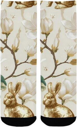 Golden Bunny Magnolia Hiking Socks - Toddler Boys & Girls Warm Thick Thermal Winter Crew Socks for School, Daily Wear & Outdoor Activities in Saudi Arabia