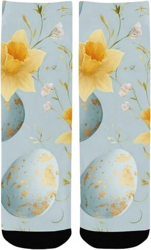 جوارب Daffodil بيضة عيد الفصح للمشي لمسافات طويلة - جوارب شتوية حرارية سميكة دافئة للأولاد والبنات للمدرسة، والارتداء اليومي والأنشطة الخارجية in Kuwait
