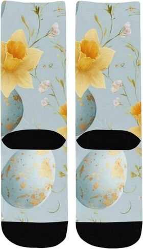 جوارب Daffodil بيضة عيد الفصح للمشي لمسافات طويلة - جوارب شتوية حرارية سميكة دافئة للأولاد والبنات للمدرسة، والارتداء اليومي والأنشطة الخارجية in Kuwait