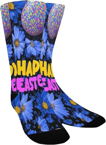 جوارب المشي لمسافات طويلة على شكل بيضة زرقاء كهربائية - جوارب شتوية حرارية سميكة دافئة للأولاد والبنات الصغار للمدرسة، والارتداء اليومي والأنشطة الخارجية in Kuwait