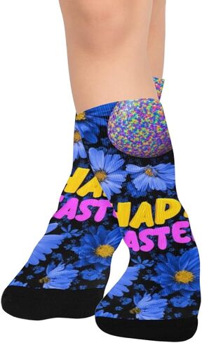 جوارب المشي لمسافات طويلة على شكل بيضة زرقاء كهربائية - جوارب شتوية حرارية سميكة دافئة للأولاد والبنات الصغار للمدرسة، والارتداء اليومي والأنشطة الخارجية in Kuwait