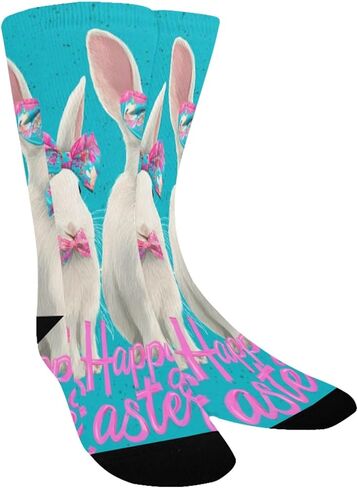 جوارب المشي لمسافات طويلة على شكل أرنب عيد الفصح الاستوائية - جوارب شتوية سميكة دافئة للأولاد والبنات الصغار للمدرسة، والارتداء اليومي والأنشطة الخارجية in Kuwait