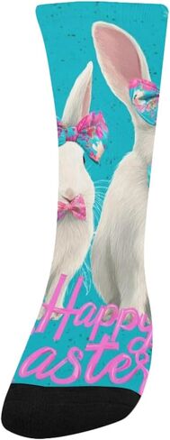 جوارب المشي لمسافات طويلة على شكل أرنب عيد الفصح الاستوائية - جوارب شتوية سميكة دافئة للأولاد والبنات الصغار للمدرسة، والارتداء اليومي والأنشطة الخارجية in Kuwait