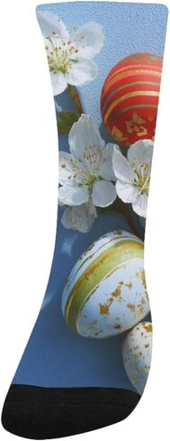 جوارب فاخرة للمشي لمسافات طويلة باللون الأزرق لعيد الفصح - جوارب شتوية سميكة دافئة للأولاد والبنات الصغار للمدرسة، والارتداء اليومي والأنشطة الخارجية in Kuwait