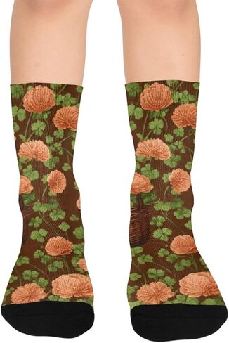 جوارب المشي لمسافات طويلة من Clover and Ranunculus - جوارب شتوية حرارية سميكة دافئة للأولاد والبنات الصغار للمدرسة، والارتداء اليومي والأنشطة الخارجية in Kuwait