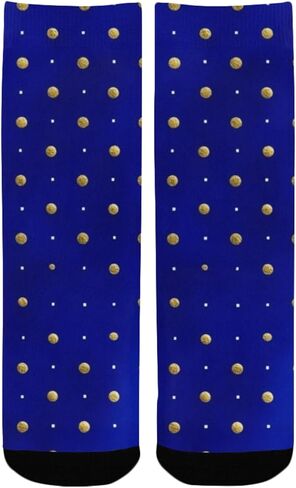 جوارب المشي لمسافات طويلة باللون الأزرق الملكي - جوارب شتوية حرارية سميكة دافئة للأولاد والبنات الصغار للمدرسة، والارتداء اليومي والأنشطة الخارجية in Kuwait