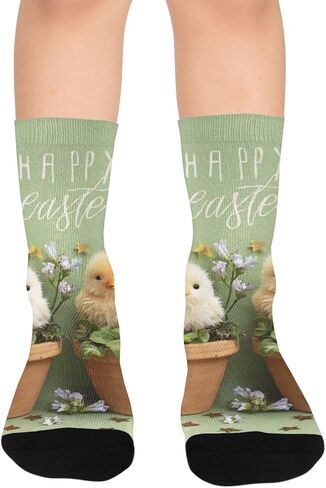 جوارب المشي لمسافات طويلة لعيد الفصح - جوارب شتوية سميكة دافئة للأولاد والبنات الصغار للمدرسة، والارتداء اليومي والأنشطة الخارجية in Kuwait