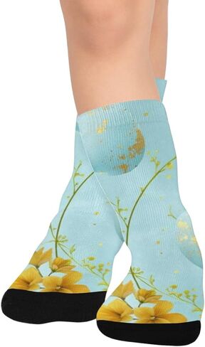 جوارب التنزه سيرًا على الأقدام على شكل بيضة عيد الفصح باللون الأزرق - جوارب شتوية سميكة دافئة للأولاد والبنات الصغار للمدرسة، والارتداء اليومي والأنشطة الخارجية in Kuwait