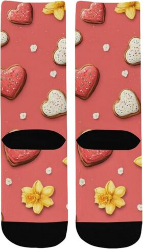 جوارب Bloom Cookie Art للتنزه سيرًا على الأقدام - جوارب شتوية حرارية سميكة دافئة للأطفال الصغار للأولاد والبنات للمدرسة، والارتداء اليومي والأنشطة الخارجية in Kuwait