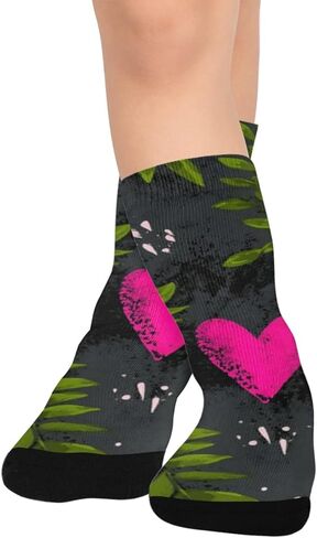 جوارب نيون هارت بلوم الوردية للمشي لمسافات طويلة - جوارب شتوية حرارية سميكة دافئة للأولاد والبنات للمدرسة، والارتداء اليومي والأنشطة الخارجية in Kuwait