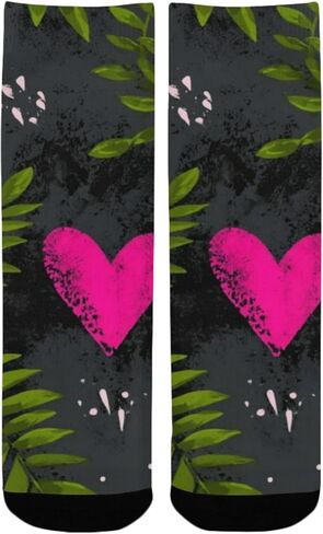 جوارب نيون هارت بلوم الوردية للمشي لمسافات طويلة - جوارب شتوية حرارية سميكة دافئة للأولاد والبنات للمدرسة، والارتداء اليومي والأنشطة الخارجية in Kuwait