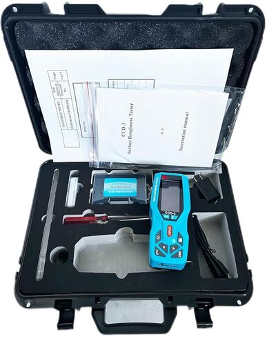 Surface Roughness Machine Roughness Meter with Measuring Range Ra 0.005-16.000μm Rz 0.02-160.00μm Indication Accuracy 0.001μm 20 Testing Parameters Error ≤(±10)% in Saudi Arabia