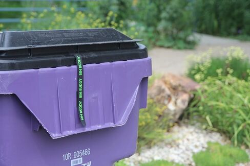 Bin Buddys (2/Pack) - Garbage/Trash/Recycling Bin Strap Prevents Wind from Scattering Trash/Recycling - Automatically Releases for Trash Truck in Saudi Arabia