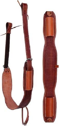 RAAVILS Western Horse Leather Girth Complete Flank Cinch Set Rear Flank Back Cinch with Billets Horse Cinches in Saudi Arabia