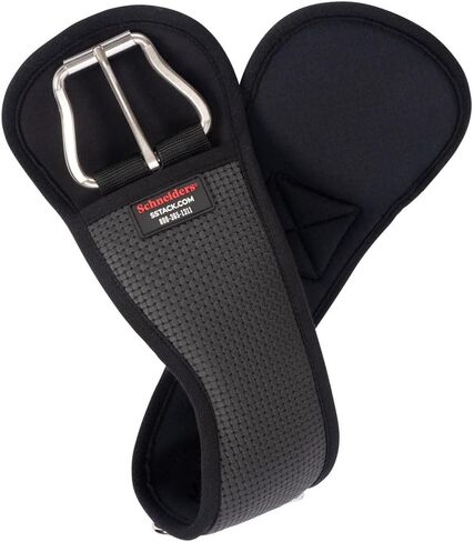 Schneiders Lux Ceramic Lined Shoulder Ease Stretch Cinch | Anatomical Horse Girth | FIR Heat-Reflecting Lining | Neoprene Comfort | Supports Freedom of Motion | Color Black | Size 28 in Kuwait