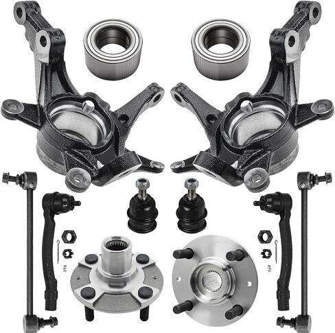 Detroit Axle - Front Right Steering Knuckle for 12-17 Toyota Camry, Passenger Side Steering Knuckle & Wheel Hub Bearing Assembly 2012 2013 2014 2015 2016 2017 Replacement in Saudi Arabia